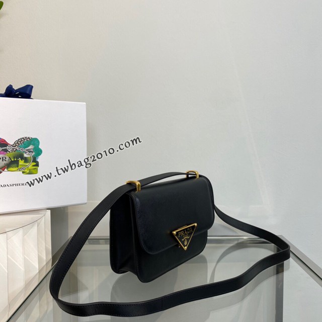 Prada專櫃新款空姐包 1BD320 普拉達十字紋牛皮單肩斜挎女包 csp1113